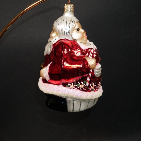 Christopher Radko "The Clauses" Santa & Mrs Claus Glass Christmas Ornaments Rare - Picture 3 of 6